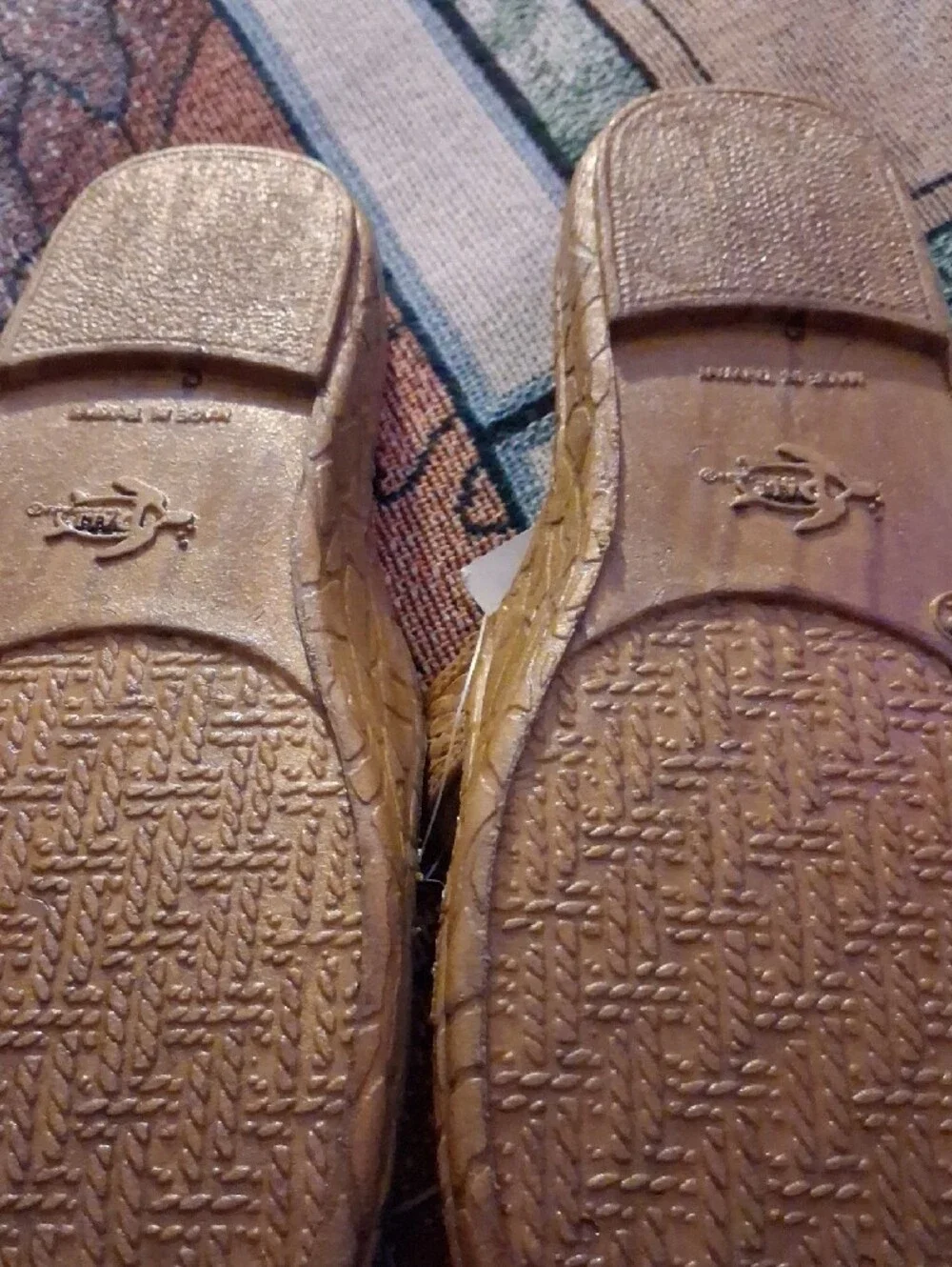 Pali Hawaii Metallic Gold Men's Slide Sandals